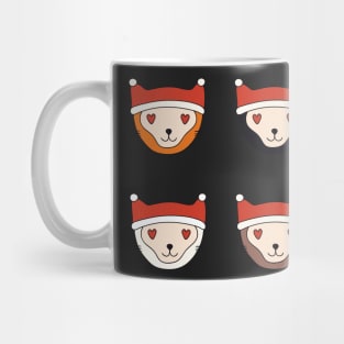 Christmas cats in hats Mug